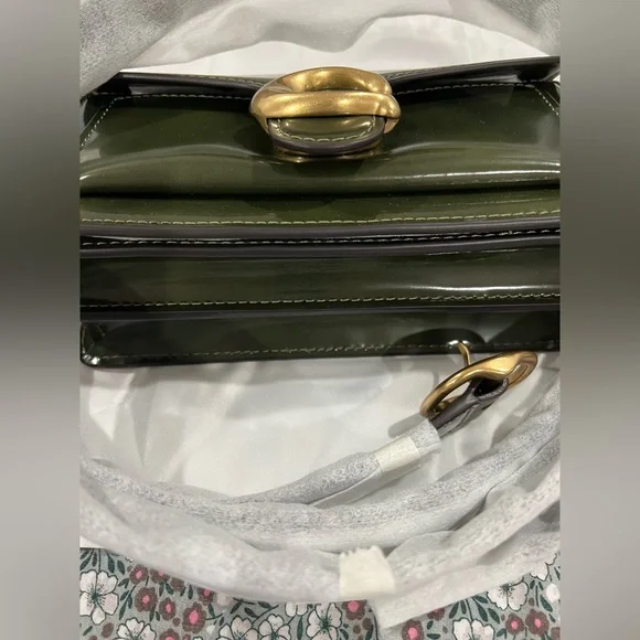 New! MINT CONDITION COACH Tabby Shoulder Bag 20 Spazzolato leather - Picture 6 of 12